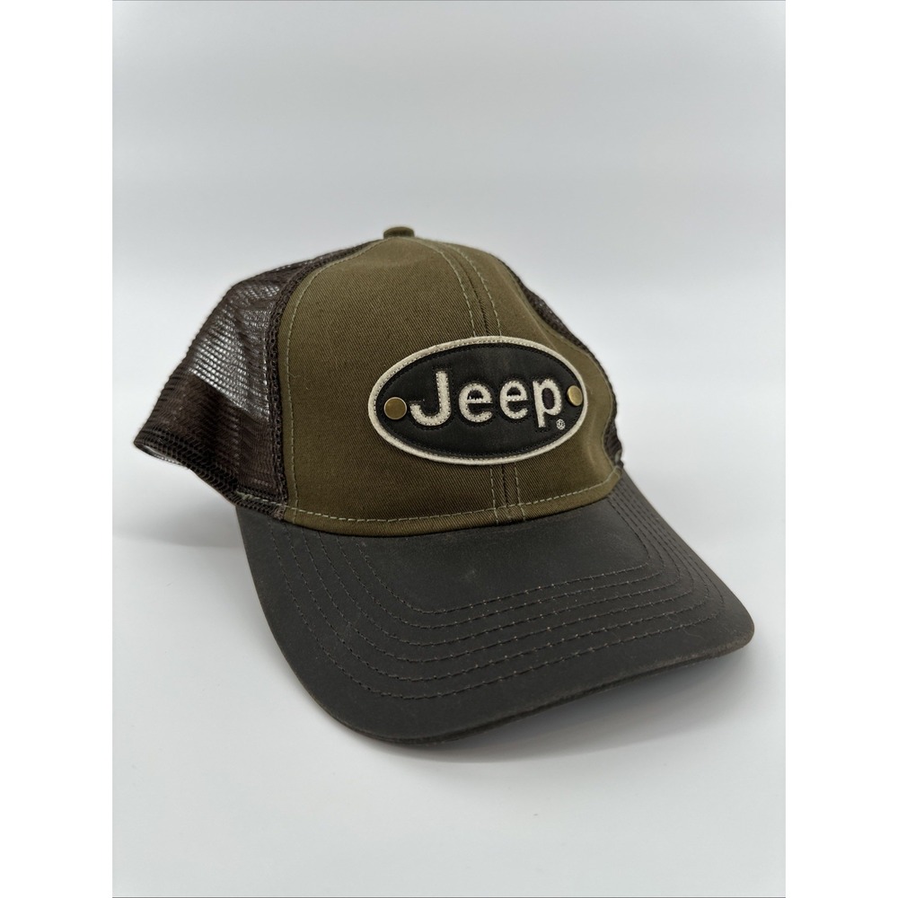 Jeep Canvas/Mesh Trucker Hat‎ Cap Outdoor Adjustable Strap